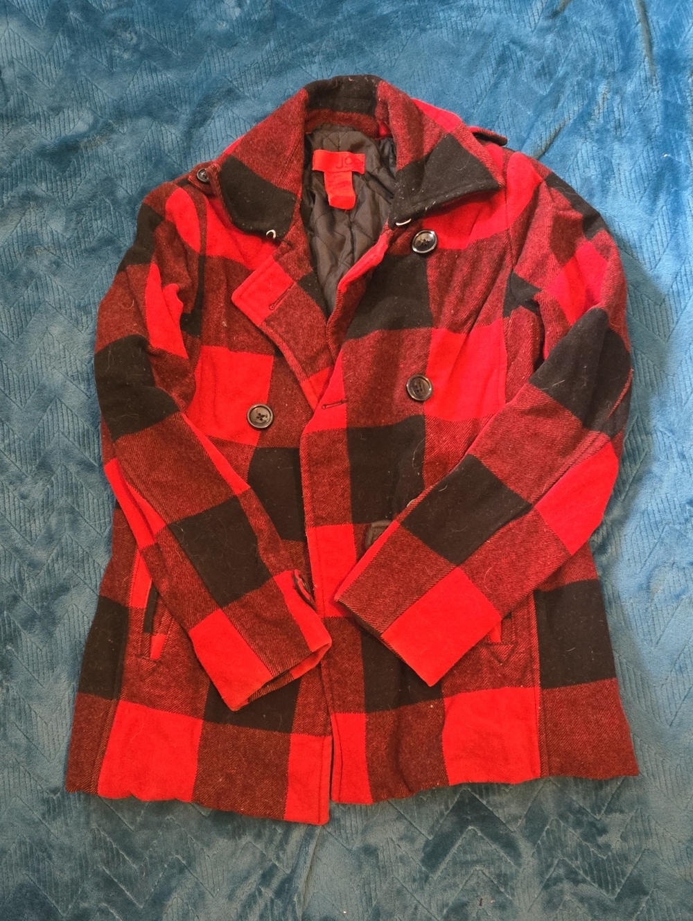 Buffalo Plaid JOE Peacoat M